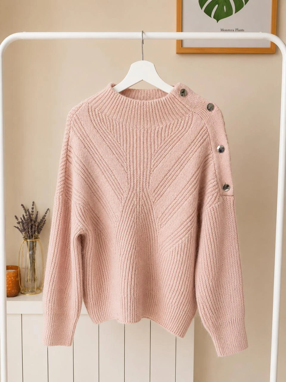 Pull rose Promod – douceur & détails élégants Taille L